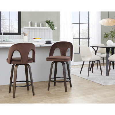 Fixed-Height Counter Stool with Swivel