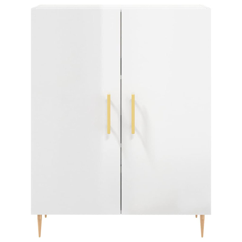 Mariacristina 2 - Door Rectangle Accent Cabinet, High Gloss White