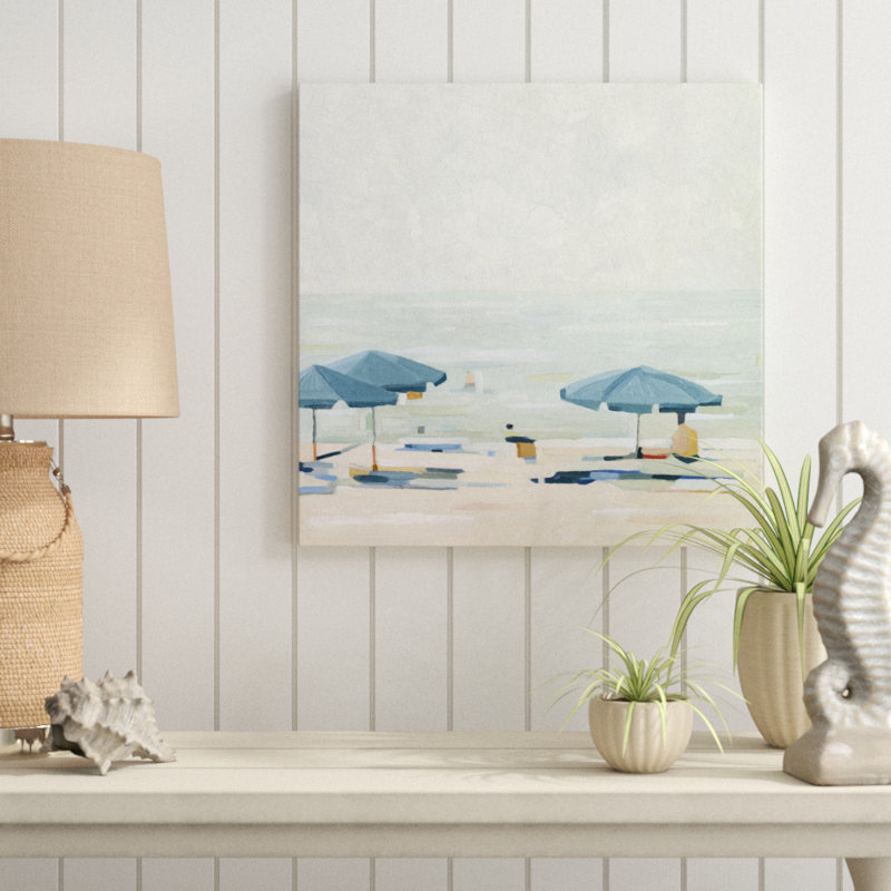 If It's The Beaches II by Emma Scarvey - Wrapped Canvas Painting, 51cm H x 51cm W