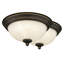 Humayraa Glass LED Flush Mount