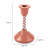 Dusty Pink Checkered Aluminum Taper Candle Holder-1574520814