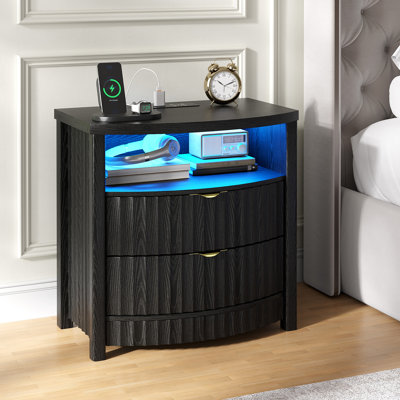 60cm W Bedside Table