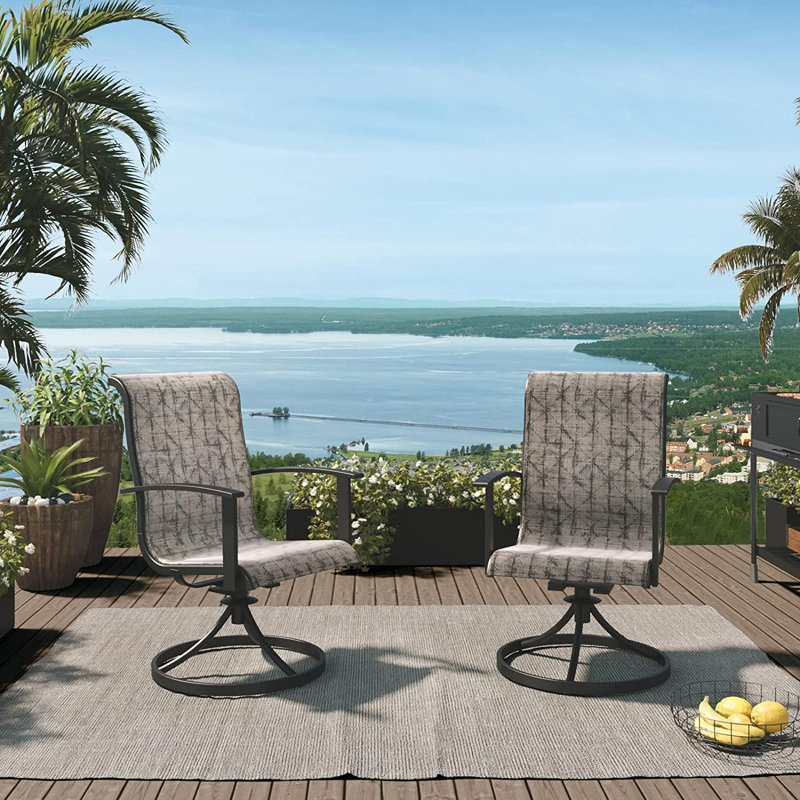Fauteuil pivotant de patio