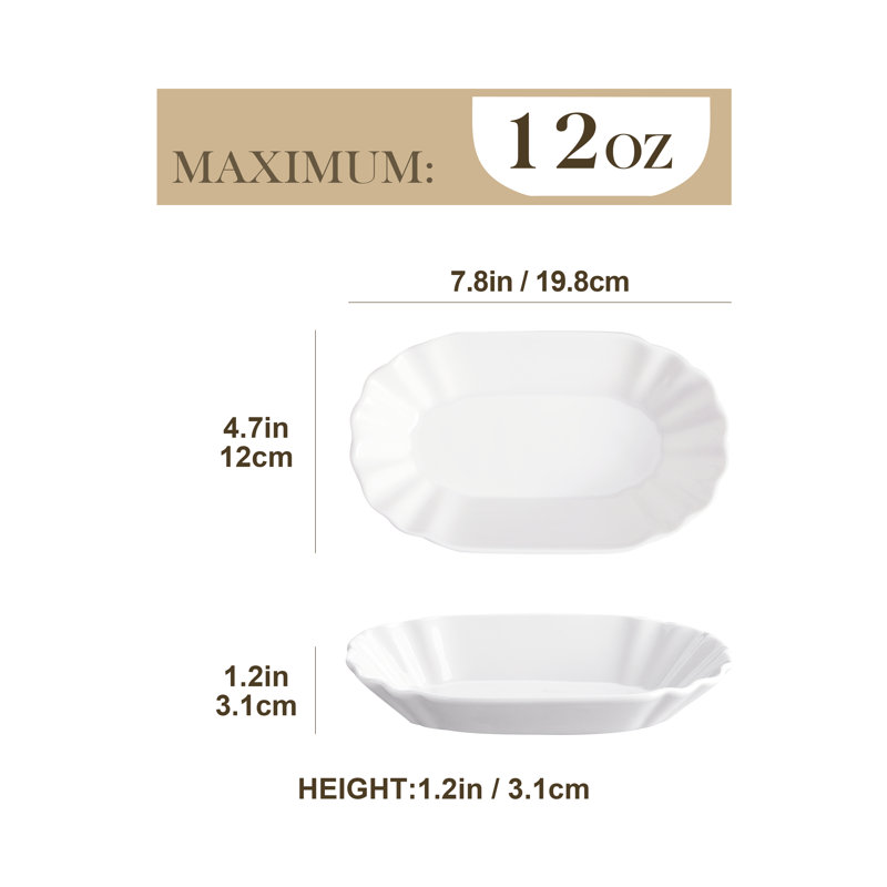 8 Piece 8" Dessert Plate Set