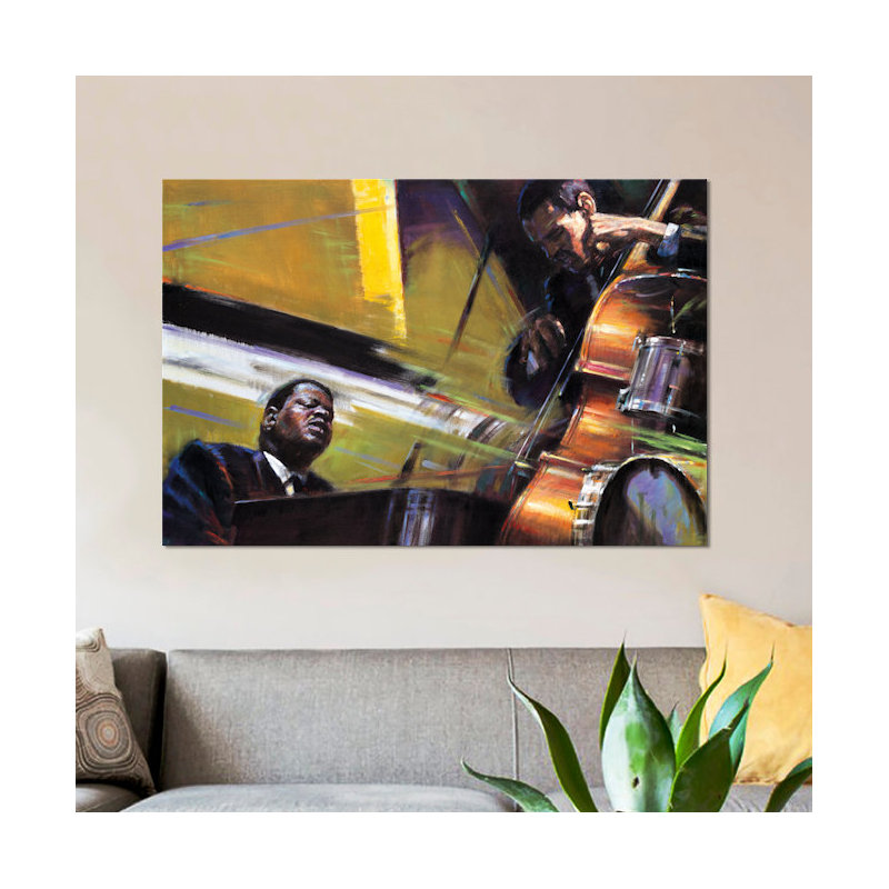 " Trio " by Jin G. Kam, 40" H x 60" W x 1.5" D