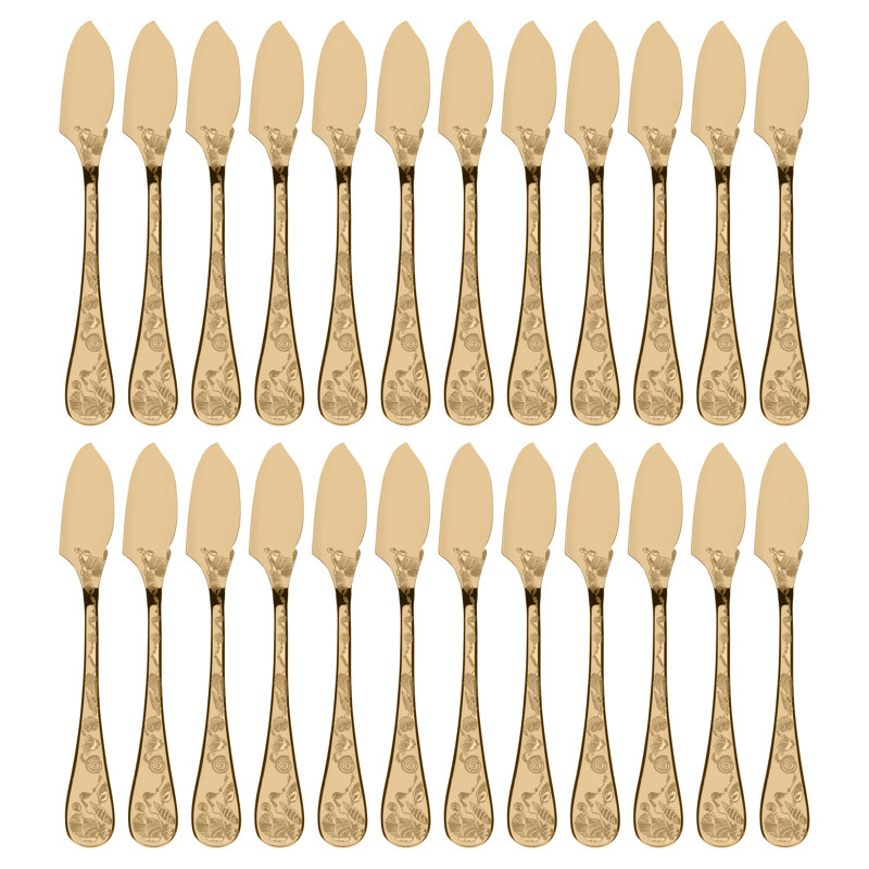 Venere Fish Knife, Gold