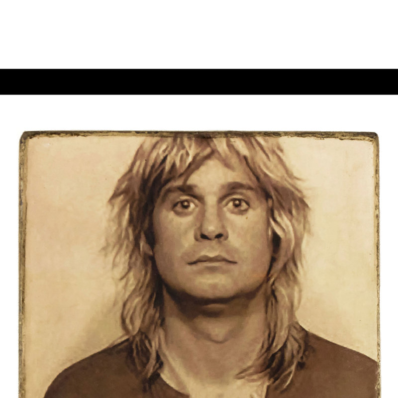 Ozzy Osbourne - Mugshot - reproduction encadrée 14 x 18