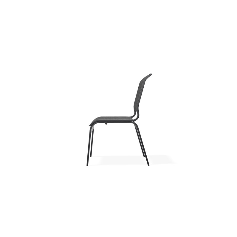 Aruba II Outdoor Dining Chair, Black, Collect Charcoal