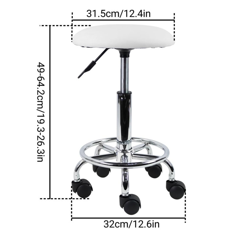 Tabouret de massage Spa, Blanc