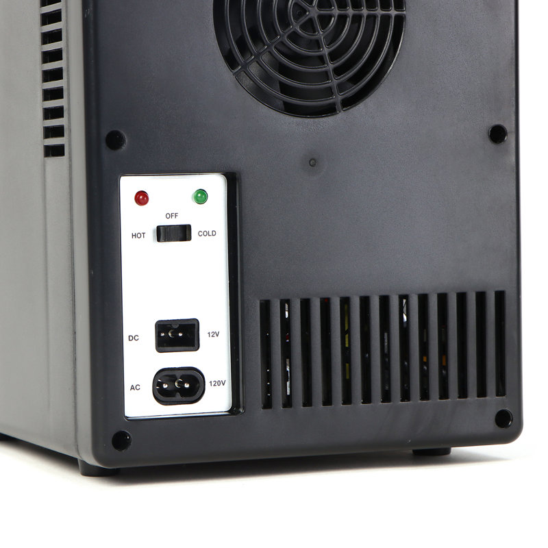Compact Black Thermoelectric Mini Fridge for RV