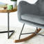 Chaise berçante en velours Chelsea-494675535