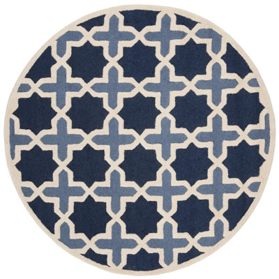 Igna Hand Tufted Wool Geometric Rug