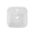 White Ceramic Countertop Wash Sink - Enhances Bathroom Look In