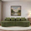 Canapé moelleux à haute densité avec conception modulaire courbée et coussins décoratifs doux-1766845182