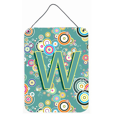 Letter Circle Initial Alphabet by Denny Knight Graphic Art Plaque