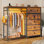 Commode 6 tiroirs avec portemanteau et station de charge