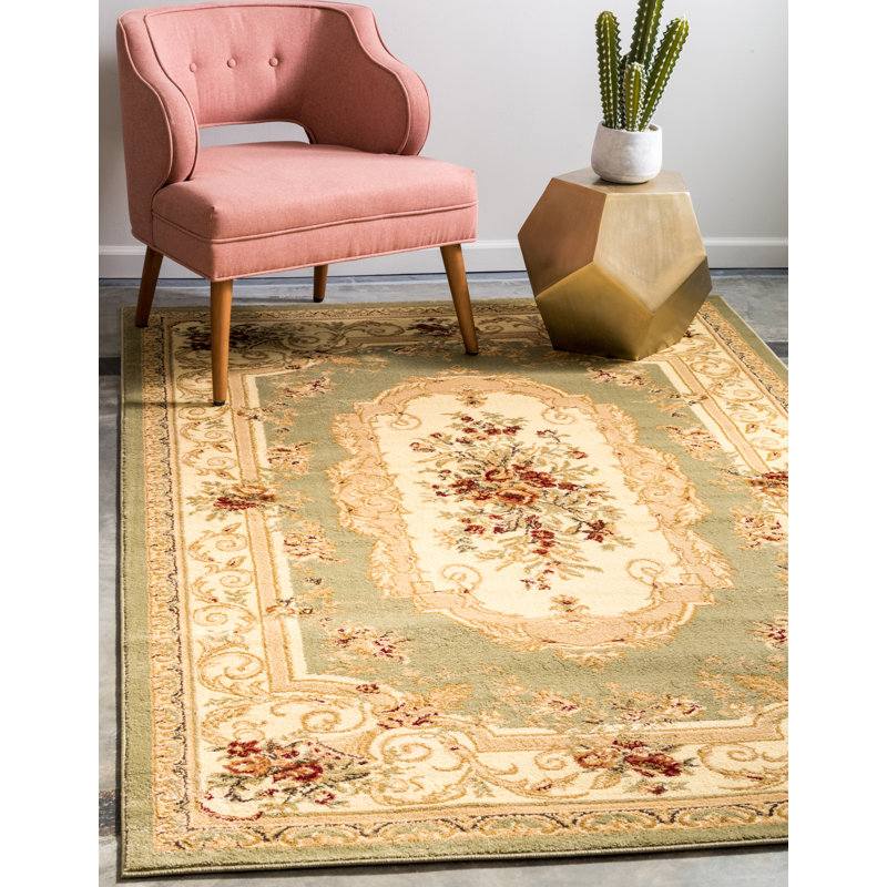 Floral Area Rug, Rectangle 122 x 183cm