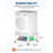 Heavy Duty Washer Dryer Pedestal with Storage Shelf, 28.3x28.3x14 in Steel Stand, 800lbs Anti-Vibration Base, White, Set of 1-138560412