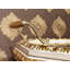 Infinity Luxury Trolley Bar With Brass Accents-394466949