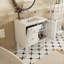 Ensemble de meuble-lavabo de style rétro avec lavabo en céramique-1624685564