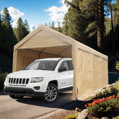 12 ft. W x 20 ft. D Polypropylene Garage Shed