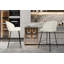 Upholstered Counter Stool with Metal Frame-88208214