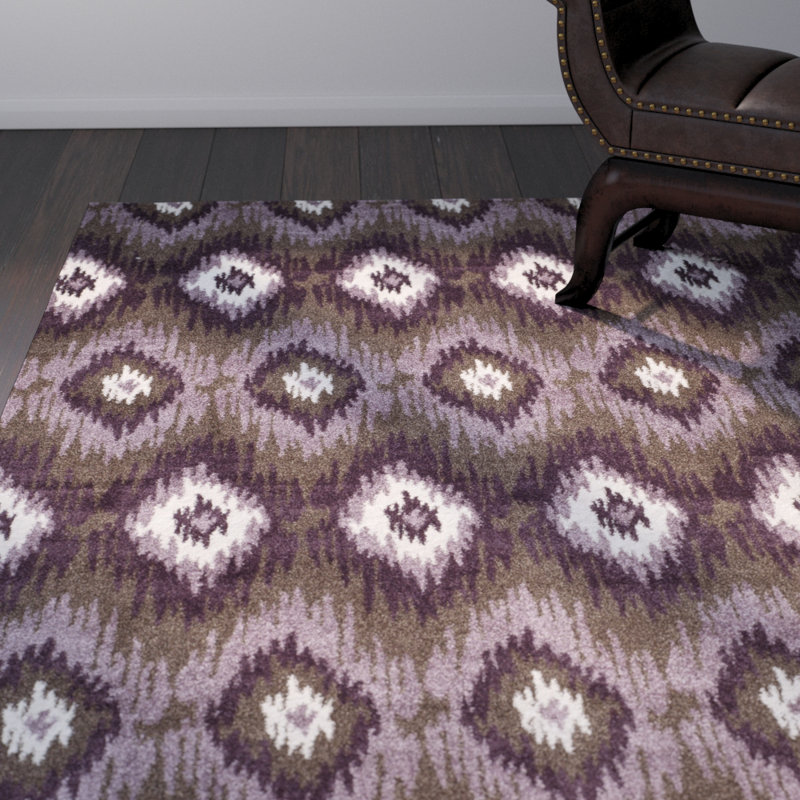Bridgham Ikat Area Rug, Rectangle 122 x 183 cm