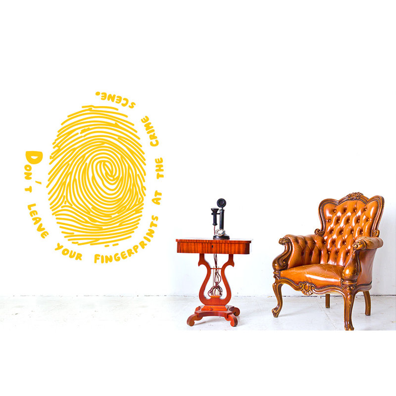 Wall Decal, Dark Yellow, Large