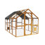 Grand poulailler extérieur en bois 110 po-1458165273