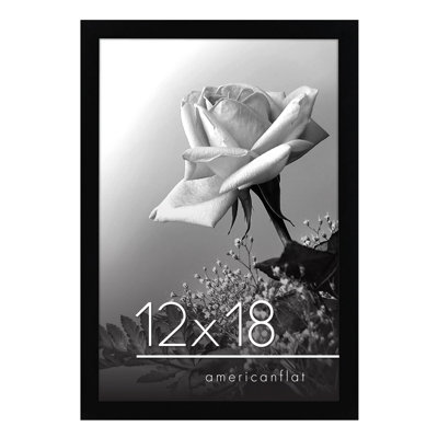 Signature Poster Frame Composite Wood and Plexiglass Cover Hanging Hardware included