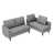 Gray Microfiber/Microsuede is out of stock
