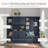 Multifunctional Left-Right Combination Hall Cabinet (Can Be Used Separately) With Storage And 4 Hooks, Storage Cabinet/ Hall Tree 2 In 1 For Living Room, Kitchen And Hallway-298050040