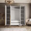 4 Door Manufactured Wood Wardrobe-1875562700