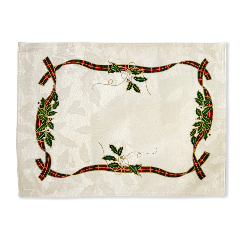 Lenox Holiday Nouveau Placemat 4 Pack Set