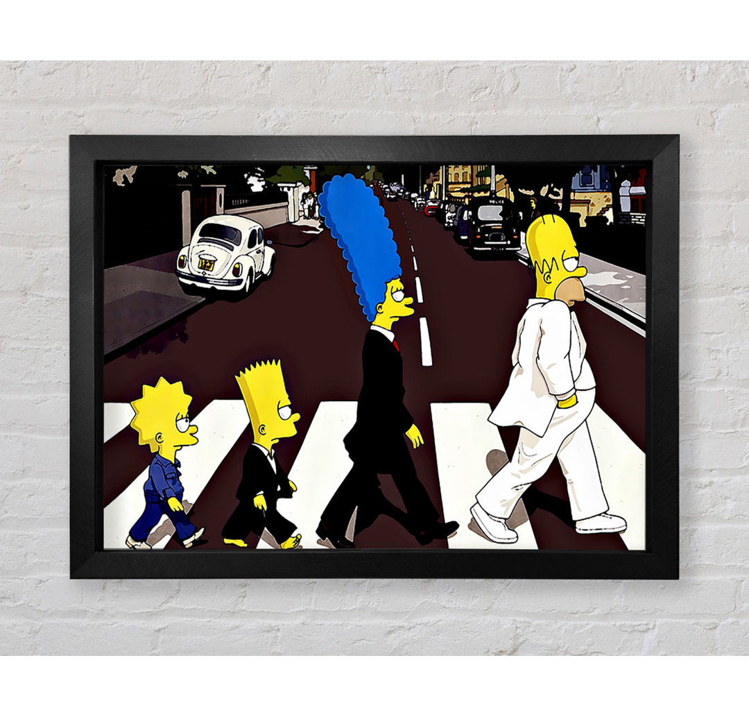 Simpsons Abbey Road - Druck