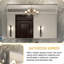 Miroir mural 40X30inch avec bord biseauté pour une sensation luxueuse