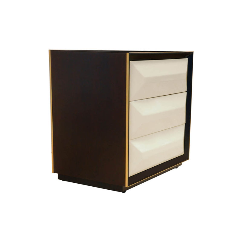 Lebbie 60cm W Solid Wood Bedside Table