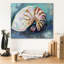 "Dilecove" Nautilus Shell "par Jeanette Vertentes, art mural sur toile-134190685