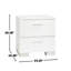 Table de chevet avec chargeur USB et 2 tiroirs