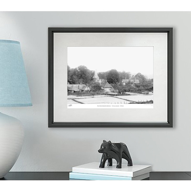 Patrixbourne, Village 1903 by Francis Frith - Single Picture Frame Print, 45cm H x 60cm W x 2.3cm D