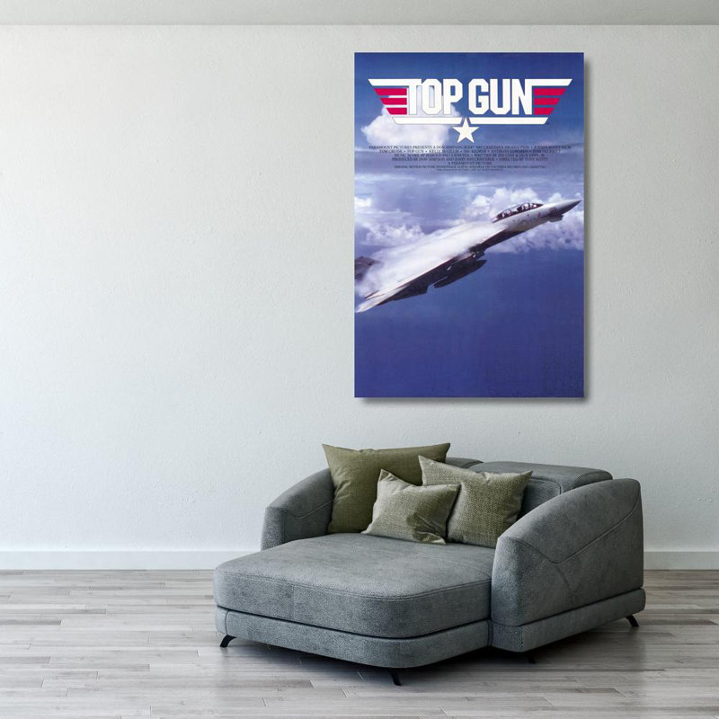 Top Gun, 40" H x 27" W