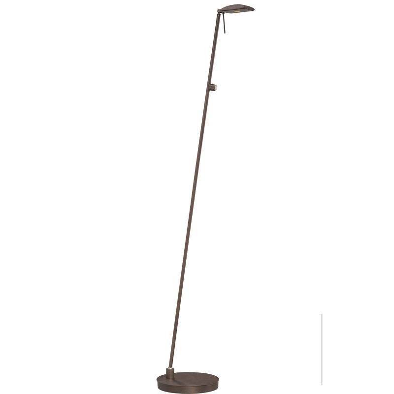 Adjustable Copper Bronze Patina Pharmacy Floor Lamp