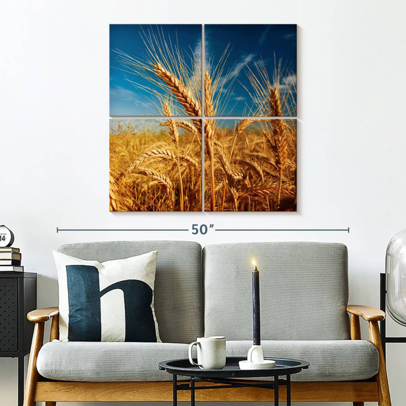 Harnek Spiky Wheat Ears, 32" H x 32" W