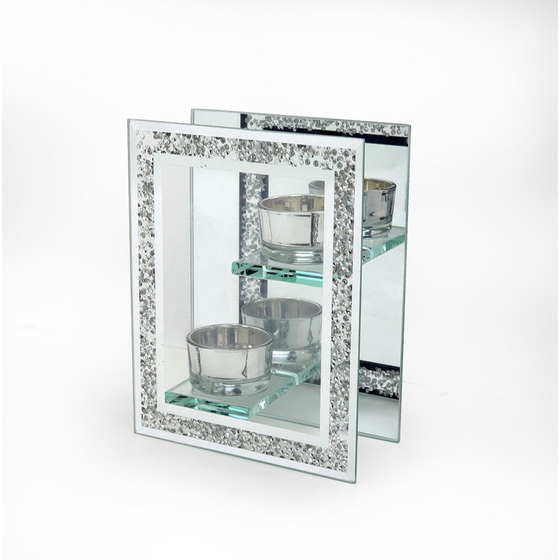 Glass Tabletop Tealight Holder