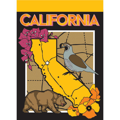 Double Sided 18'' H x 13'' W Polyester Animal Garden Flag