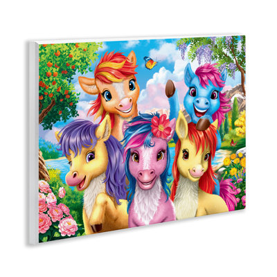  «Bright Poneys», impression sur plaque par Image World
