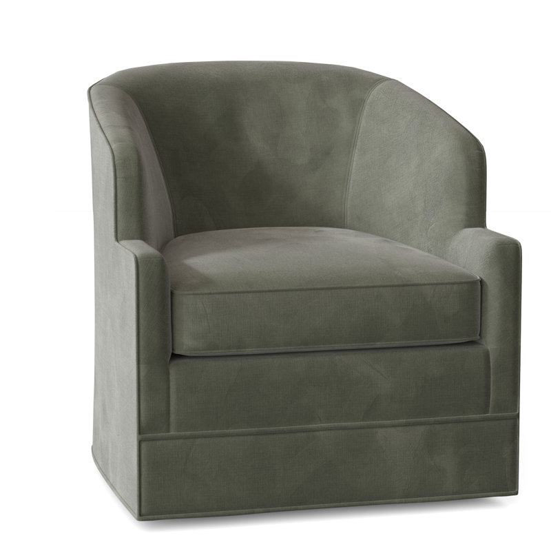 Manning 29" Wide Swivel Barrel Chair, 9953 Willow 100% Polyester