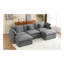 Canapé modulaire rembourré en L 112,6 po avec poches de rangement latérales pour le salon 112,6 po-1759228681