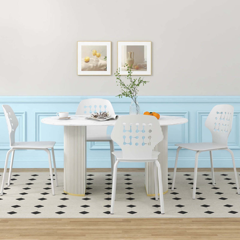 Lonney 18'' H Side Chair, White