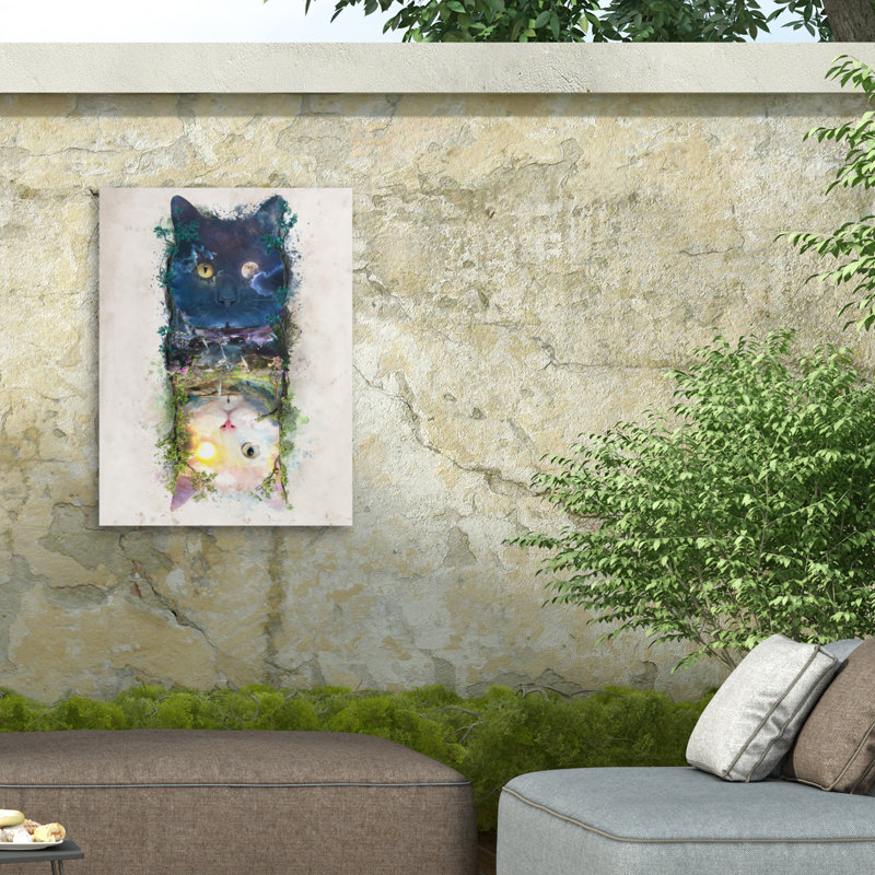 Toile d'extérieur Barrett Biggers Catshadow, H 24 po x l 32 po
